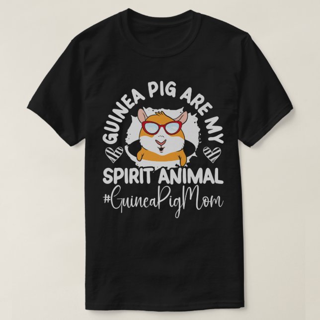 Guinea Schweinefleisch Mama Niedlich Cavy Premium  T-Shirt (Design vorne)
