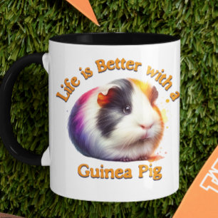 Guinea Schweinefleisch Mama Vater Nager Liebhaber  Tasse
