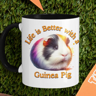 Guinea Schweinefleisch Mama Vater Nager Liebhaber  Tasse