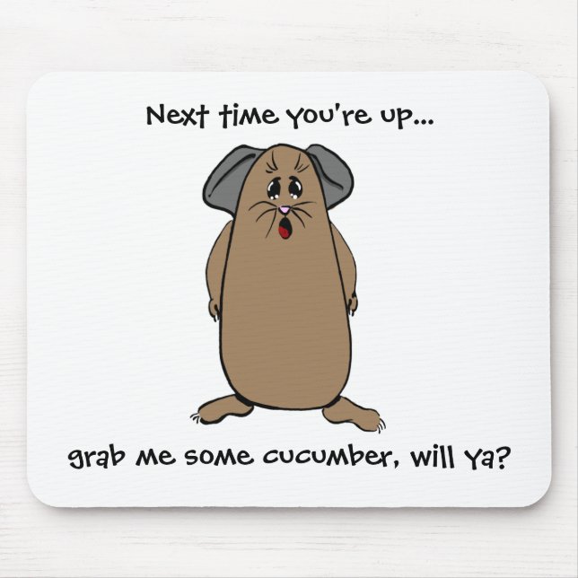 Guinea Schweinefleisch Redewendungen Mousepad (Vorne)