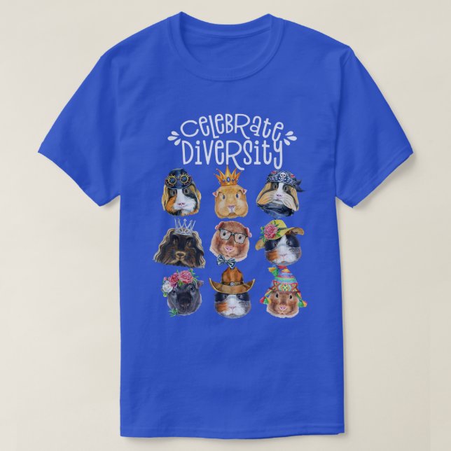 Guinea Schweinefleisch Shirt, Guinea Schweineblätt T-Shirt (Design vorne)