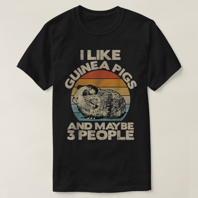 Guinea Schweinefleisch Shirt, Guinea Schweinefleis T-Shirt (Design vorne)