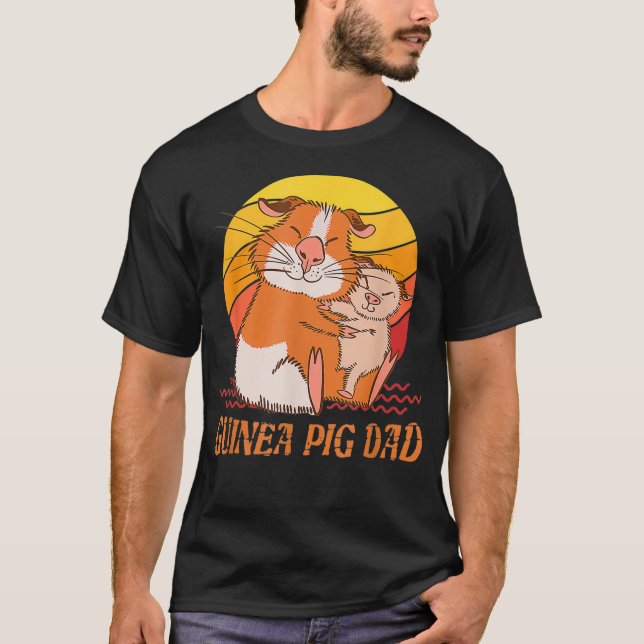 Guinea Schweinefleisch Vater Geschenke Guinea Schw T-Shirt (Vorderseite)