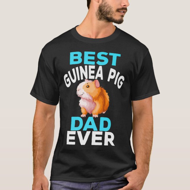 Guinea Schweinefleisch Vater Sonntag Der schönste  T-Shirt (Vorderseite)