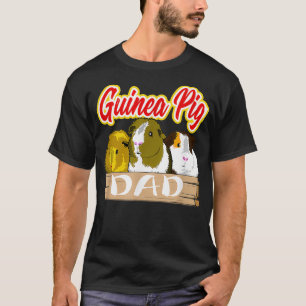 Guinea Schweinefleisch Vater Überlaufgeschenk T-Shirt
