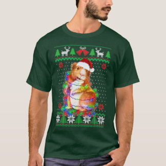 Guinea Schweinefleisch Weihnachten T-Shirt