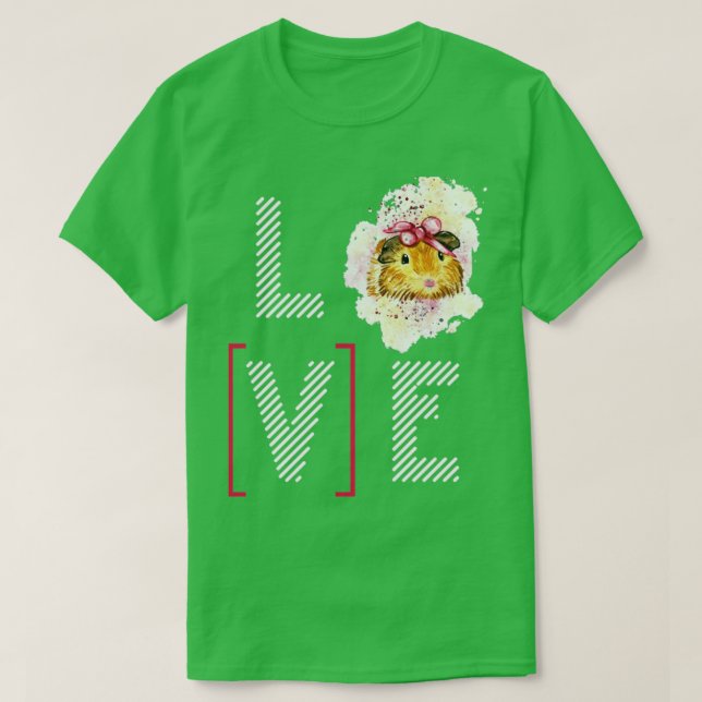 Guinea Schweinegeschenke Pet Lover Guinea Schweine T-Shirt (Design vorne)