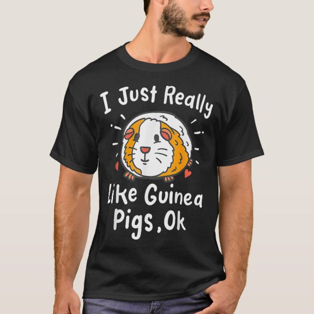 Guinea Schweinegeschenke T-Shirt (Vorderseite)