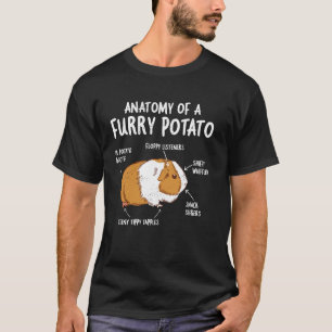 Guinea Schweinekanatomie von Furry Potato Funny Ca T-Shirt