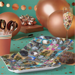 Guinea Schweinekollage, Pappteller