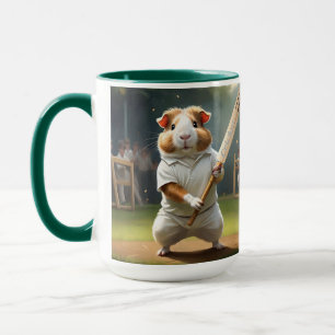 Guinea Schweinekricketer: in Weiß gekleidet Tasse