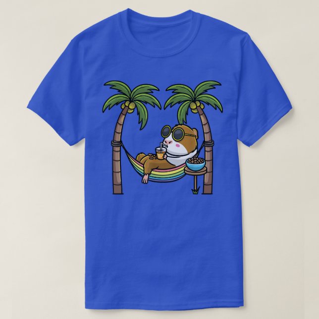 Guinea Schweineschlachtnager im T - Shirt für Hamm (Design vorne)