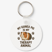 Guinea Schweinetherapie Tierischer Schlüsselanhäng