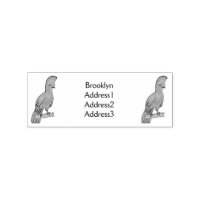 Guinea Turaco Vogel Cartoon Illustration