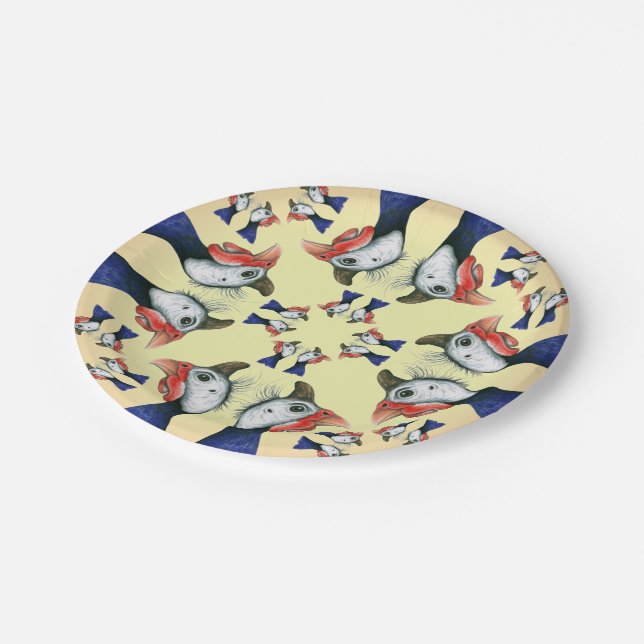 Guinea überall! pappteller (Schrägansicht)