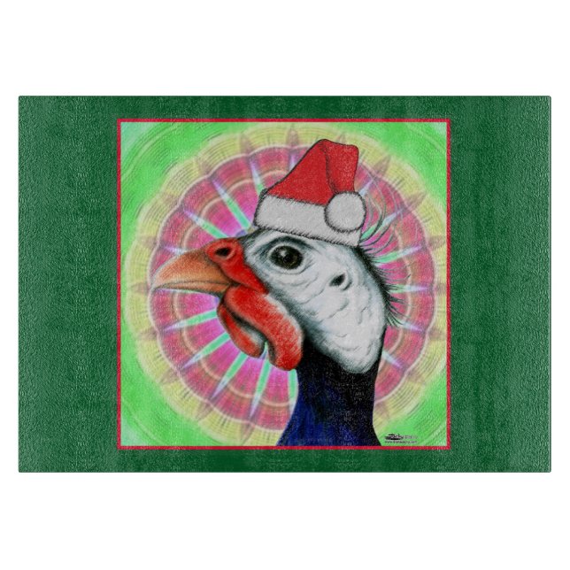 Guinea Weihnachten! Schneidebrett (Vorderseite)