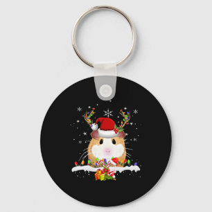Guinea Weihnachtsweihnachtsleuchten Schlüsselanhänger