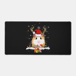 Guinea Weihnachtsweihnachtsleuchten Schreibtischunterlage