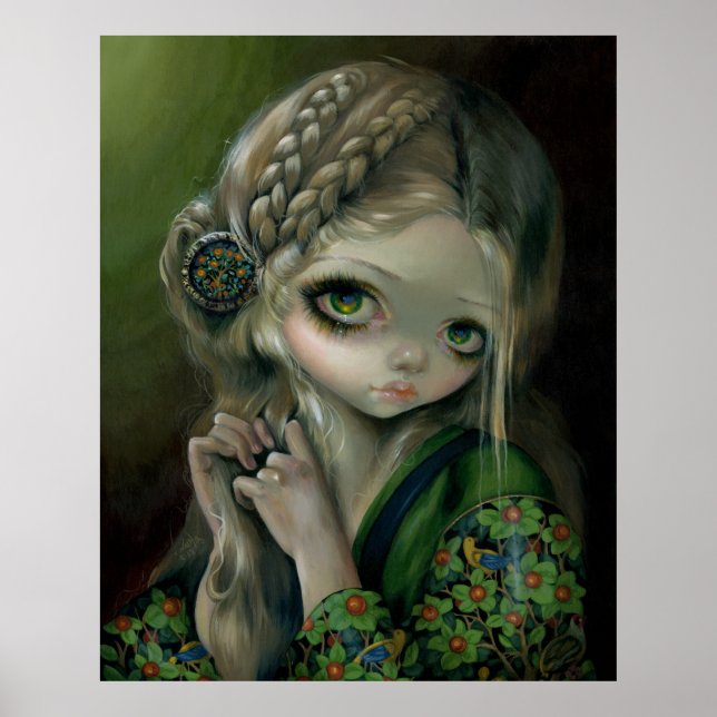 Guinevere hatte Green Eyes ART PRINT Jasmine Becke Poster (Vorne)