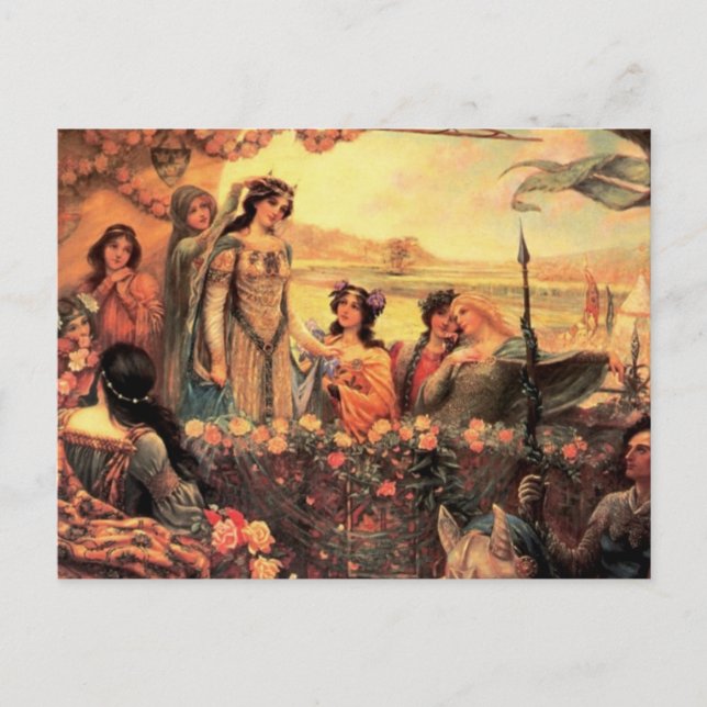 Guinevere Vintage Images Postkarte (Vorderseite)