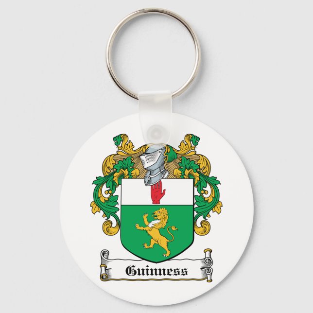 Guinness Familienwappen Schlüsselanhänger (Vorderseite)