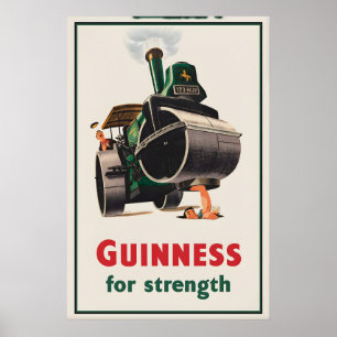 Guinness for Strength Poster Druck  John Gilroy