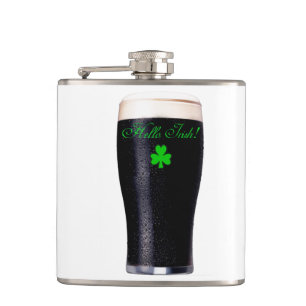 Guinness Pint-Bild für Vinyl Wrapped Flask Flachmann