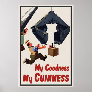 Guinness Poster Druck John Gilroy Vintage Irisch