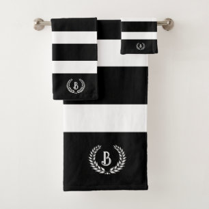 Guirlande de laurier personnalisée Grilles noir et