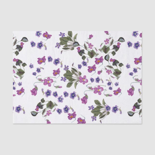 Guirlandes du papier de soie de soie floral de (Recto)