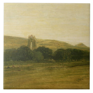 Guisborough Priory, c.1801-02 (Öl auf Leinwand) Fliese