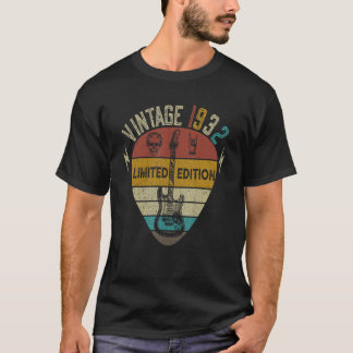 Guitar 90. Geburtstag Best of 1932 T-Shirt