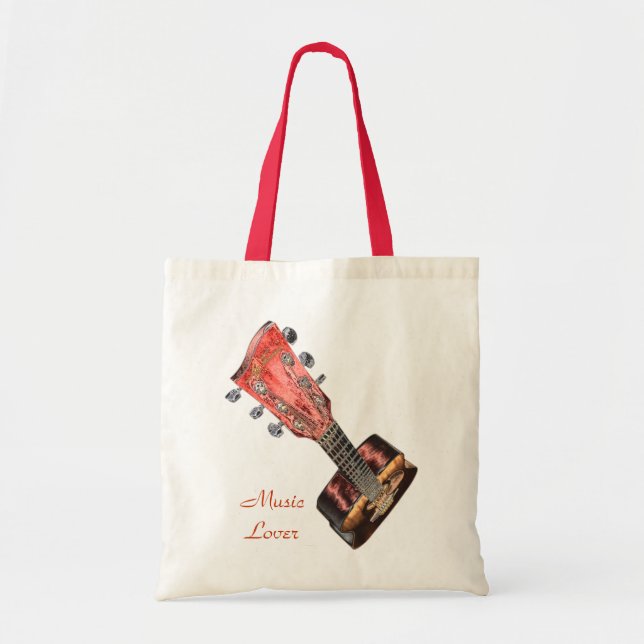 GUITAR ART Music-Lover's Tote Bag Tragetasche (Vorne)