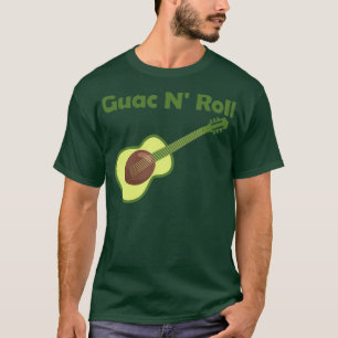 Guitar Avocado Rock'n'Roll Funny Guitars T-Shirt