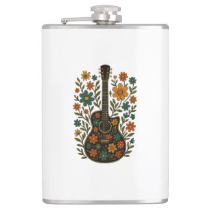 Guitar & Bloom Designs Flachmann