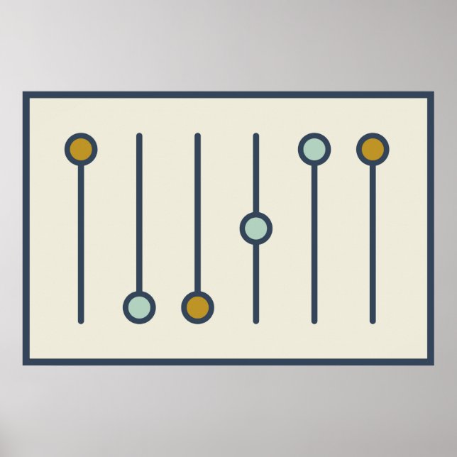 Guitar E Chord Poster (Vorne)