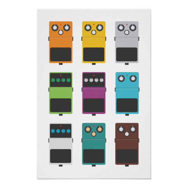 Guitar Effects Poster (Vorderseite)