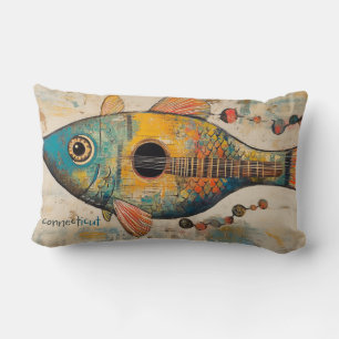 Guitar Fish Throw Kissen