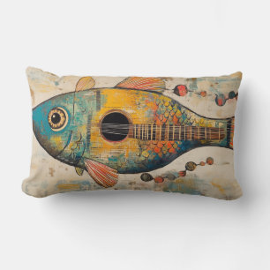 Guitar Fish Throw Kissen