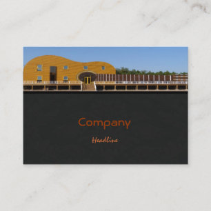 Guitar Gebäude Business Card Visitenkarte