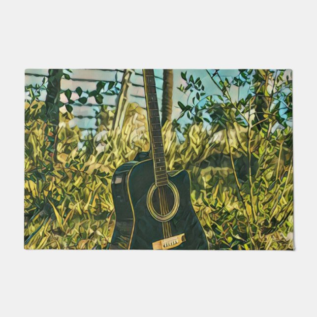 Guitar gift for guitarist fußmatte (Vorderseite)