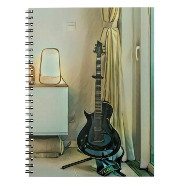 Guitar gifts for dad notizblock (Vorderseite)