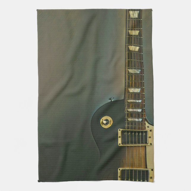 Guitar gifts for him geschirrtuch (Vertikal)