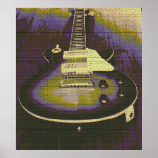 Guitar Graffiti Poster