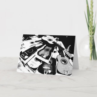 Guitar Grußkarte - 001 Karte