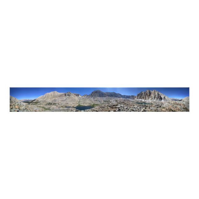 Guitar Lake und Mt Whitney - John Muir Trail Fotodruck (Vorne)
