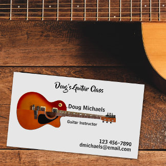 Guitar Lessons / Instructor Visitenkarte