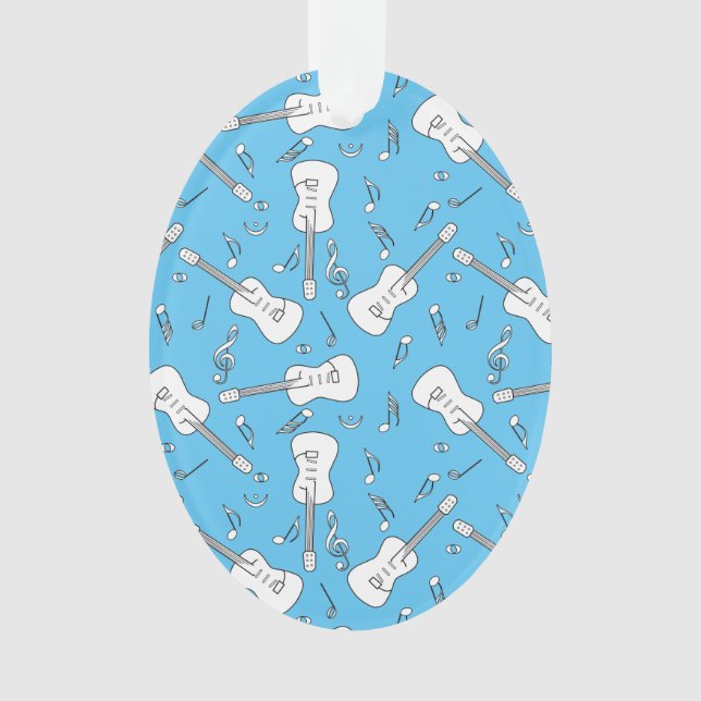 Guitar Lines Musiknotens Ornament (Vorderseite)