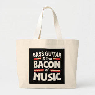 Guitar Lover Bass Gitarre ist wieder in der Musi Jumbo Stoffbeutel