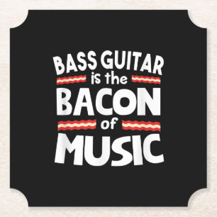 Guitar Lover Bass Gitarre ist wieder in der Musi Untersetzer
